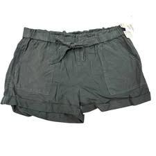 AERIE BLACK SHORTS 221 NWT MEDIUM