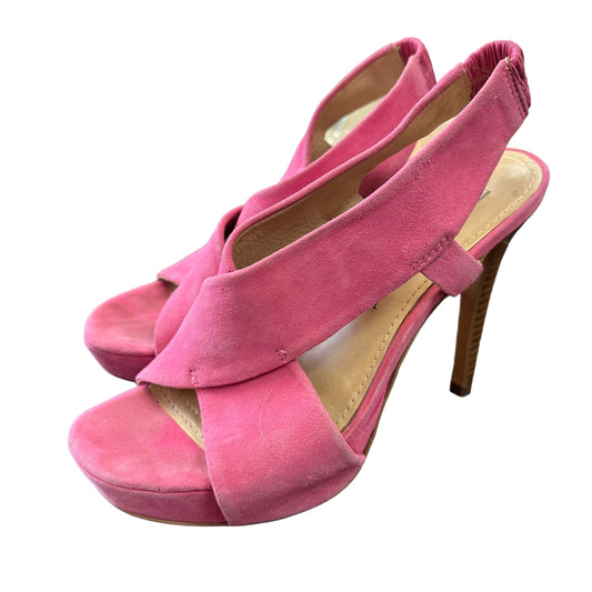 DIANE VON FURSTENBURG PINK HEELS - SZ 6 - 13