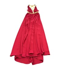 MISS AVENUE RED GOLD FULL LENGTH DRESS 100 SMALL