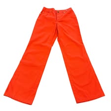 ESCADA ORANGE STRAIGHT LEG PANTS 100 Sz 6/36