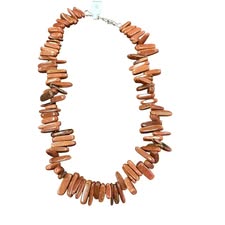 BROWN SHIMMER NECKLACE 100