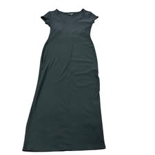 SEE YOU MONDAY BLACK RIBBED MAXI DRESS 122 LARGE