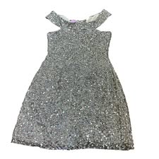 SCALA 100% SILK SEQUINS COCKTAIL DRESS 25 Sz 4