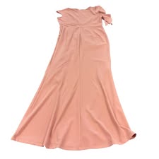 WOOSEA PINK FULL LENGTH RUFFLE DRESS 141 NWT XL