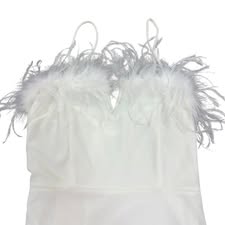 CLOUD TEN WHITE VELVET BODYCON DRESS 158 NWT MEDIUM