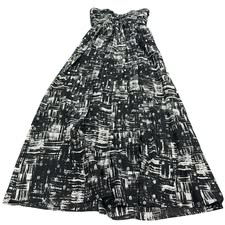 CALVIN KLEIN BLACK SILVER EVENING GOWN NWT $180 Sz 10