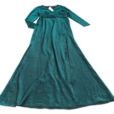 MISS ORD FORMAL JADE GREEN SHIMMER DRESS 62 NWT 3X