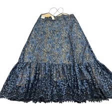 ANTHROPOLOGIE MOULINETTE SOEURS NAVY LACE DRESS NWT $178 Sz 10