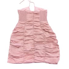 ASTR THE LABEL PINK PLEATED DRESS 100 MEDIUM