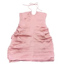 ASTR THE LABEL PINK PLEATED DRESS 100 MEDIUM