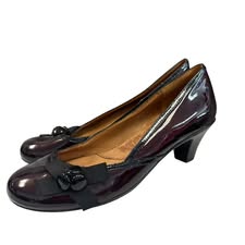 SOFFT PATENT LEATHER ROUND TOE HEELS 7 Sz 8
