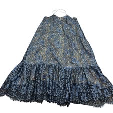 ANTHROPOLOGIE MOULINETTE SOEURS NAVY LACE DRESS NWT $178 Sz 10