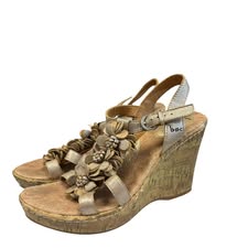 BOC BY BORN CORK WEDGES 7 Sz 8