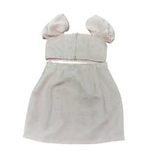 HAUTE MONDE TWO PIECE PINK SHIMMER SKIRT SET MEDIUM