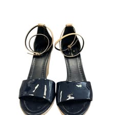 KATE SPADE NAVY PATENT LEATHER WEDGES 220 Sz 9