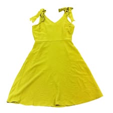 MONTEAU GREEN DRESS W BOWS 139 MEDIUM