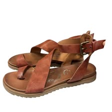 VERY G BROWN SANDALS 84 Sz 7