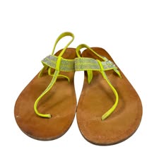 PEDRO GARCIA ESPANA NEON SANDALS 7 Sz 38.5/7.5