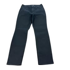 OLD NAVY BLACK HIGH RISE STRAIGHT JEANS 37 SZ 12