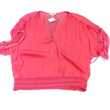 CURRENT AIR PINK SATIN TOP 87 MEDIUM