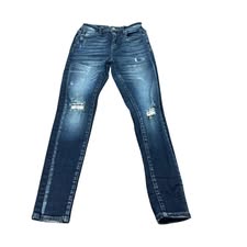 KANCAN DARK DENIM DISTRESSED JEANS 158 Sz 5/26