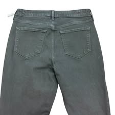 OLD NAVY HIGH RISE STRAIGHT BLACK JEANS 37 Sz 10