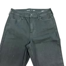 OLD NAVY BLACK HIGH RISE STRAIGHT JEANS 37 SZ 12