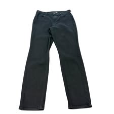 OLD NAVY HIGH RISE STRAIGHT BLACK JEANS 37 Sz 10