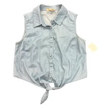 MOD CLOTH CHAMBRAY TOP 189 SMALL