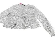 SHEIN BLACK WHITE BLOUSE 52 SMALL