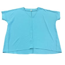 ZENANA BLUE BLOUSE 84 SMALL - oversized