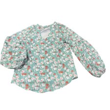 FLORAL LONG SLEEVE BLOUSE 120 SMALL