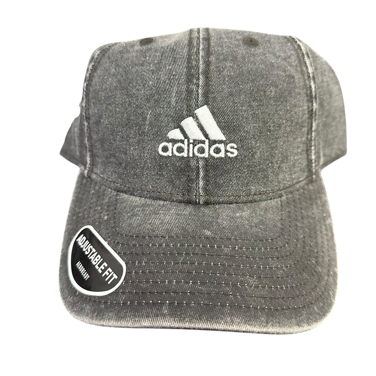 ADIDAS BLACK WHITE EMBROIDERED CAP NWT 100 OS