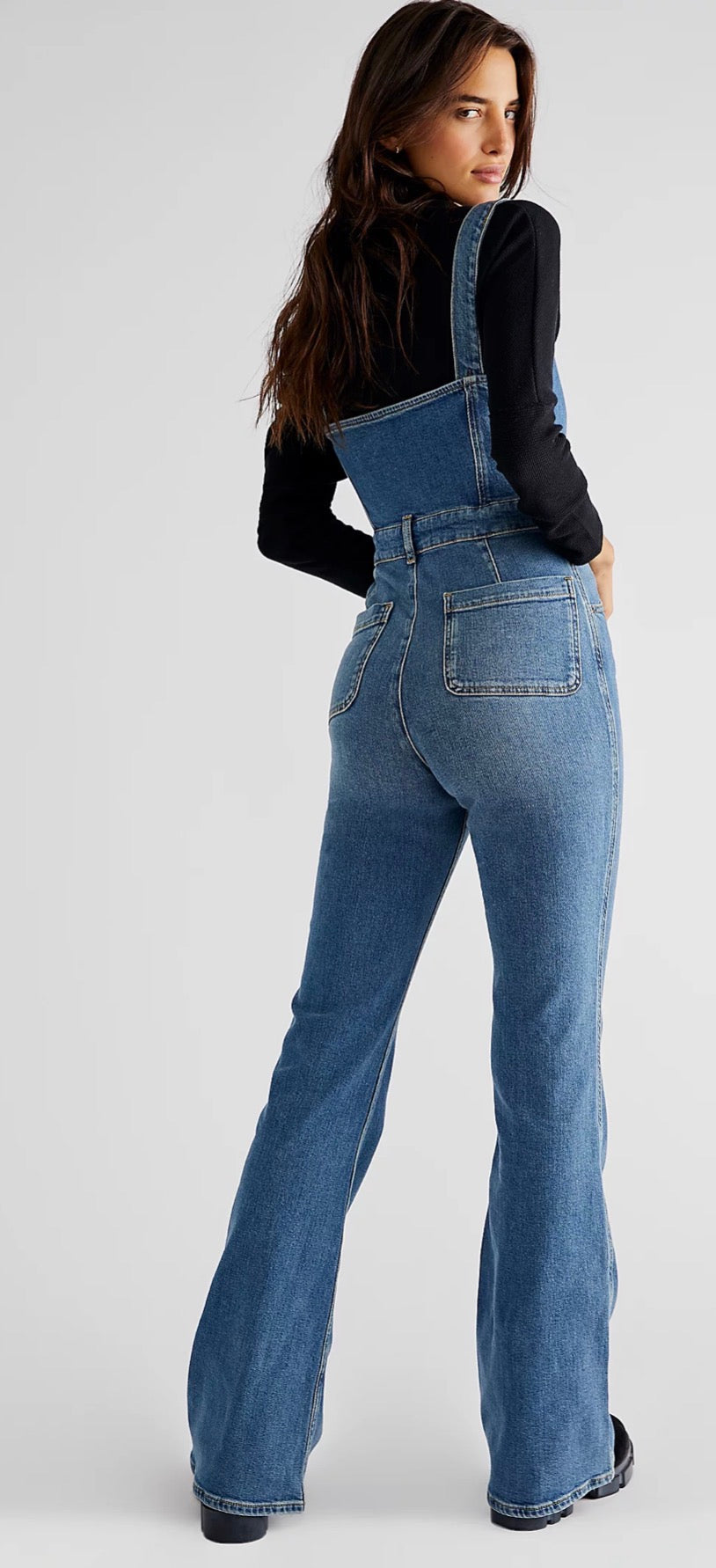 BOYISH DENIM BLUE JEAN JUMPSUIT 100 SZ 4