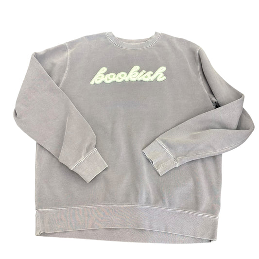 BOOKISH PURPLE CREWNECK SWEATSHIRT 285 LARGE