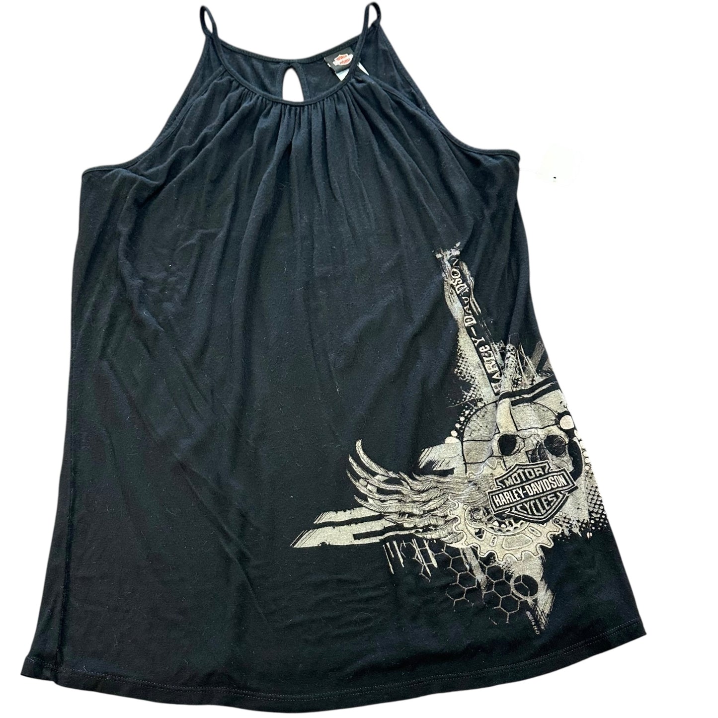HARLEY DAVIDSON BLACK TANK TOP 233 LARGE