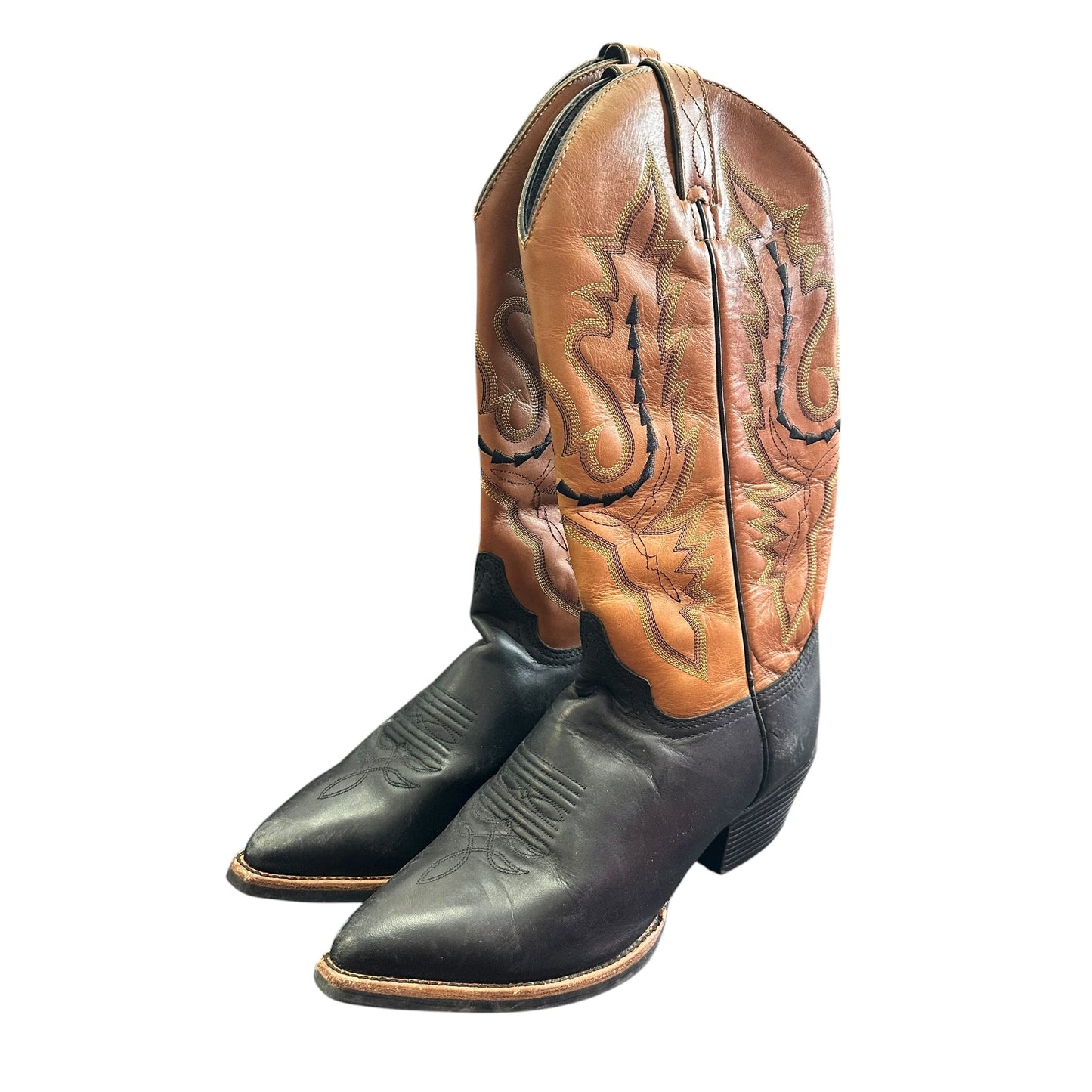 JUSTIN WOMENS WESTERN COWBOY BOOTS 100 SZ 6.5