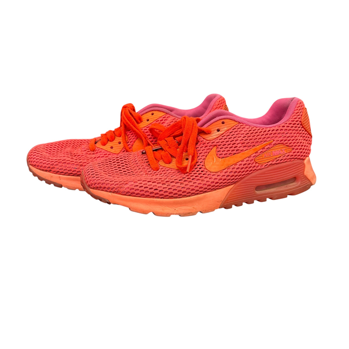 NIKE AIR MAX 90 ULTRA BR SNEAKERS CRIMSON PINK 143 SZ 9.5