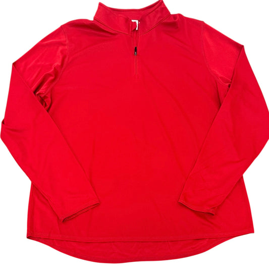 AUGUSTA SPORTSWEAR RED 1/4 ZIP 39 XL