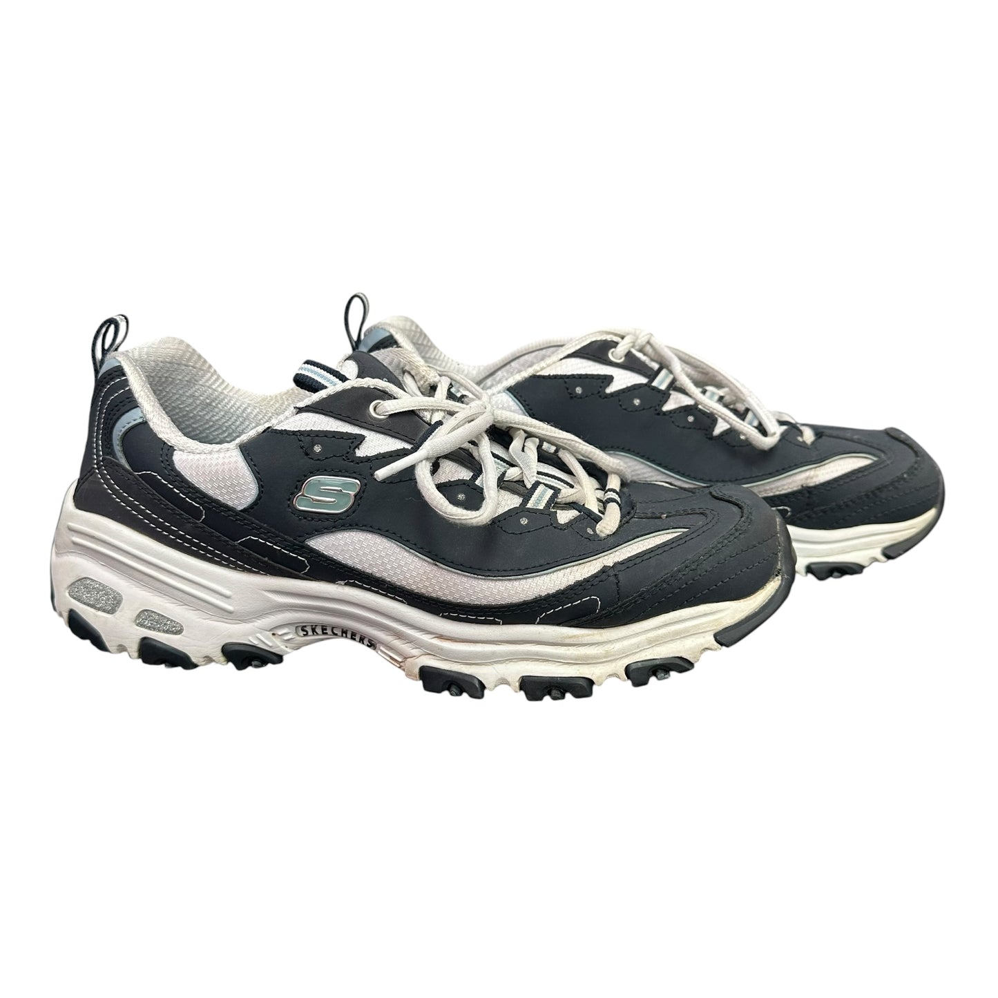 SKETCHERS NAVY SNEAKERS 227 SZ 10