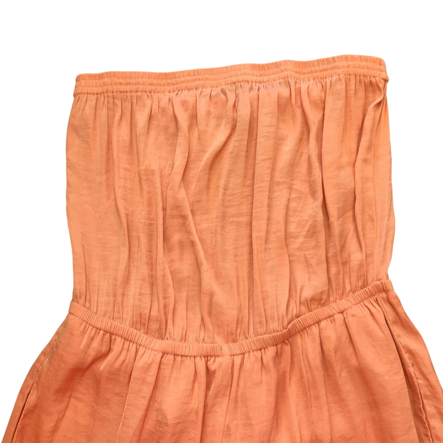 NAKED ZEBRA PEACH STRAPLESS JUMPSUIT 171 MEDIUM