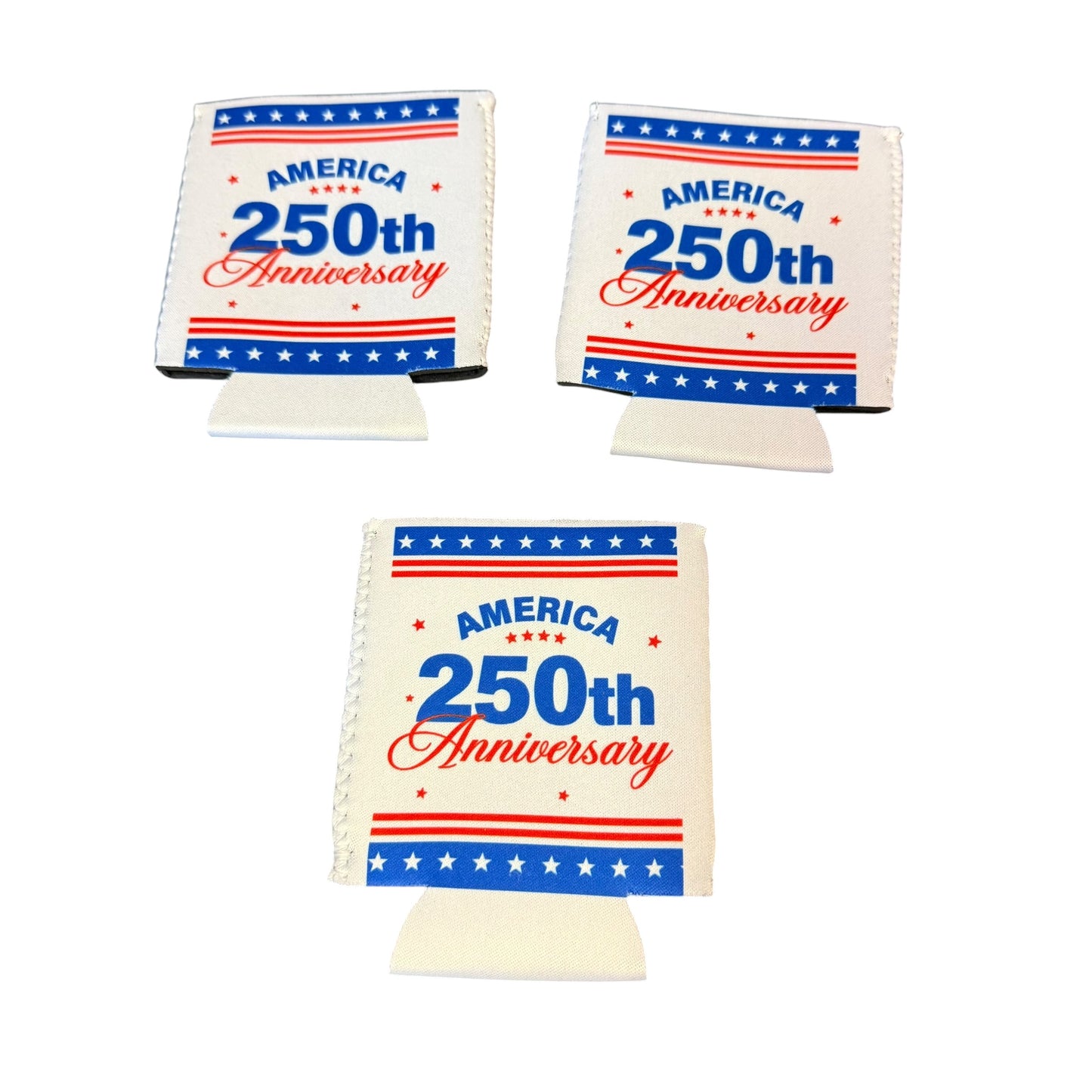 WHITE AMERICA 250TH KOOZIE 100