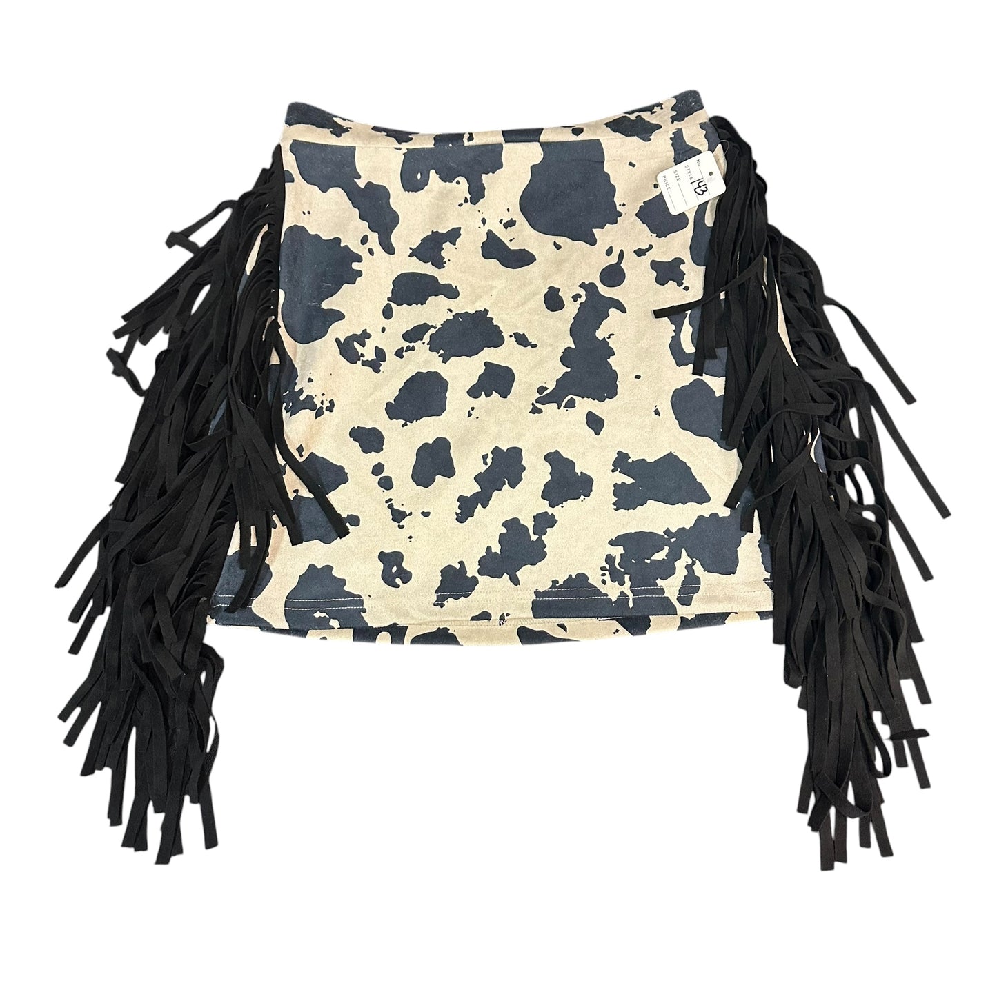 FASHION EXPRESS WESTERN FRINGE SKIRT NWT 143 MEDIUM