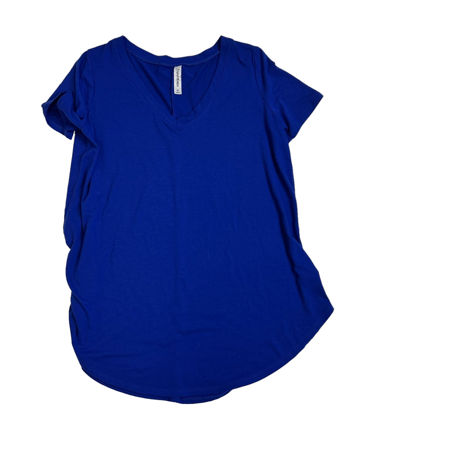 ZENANA - BLUE V NECK TEE