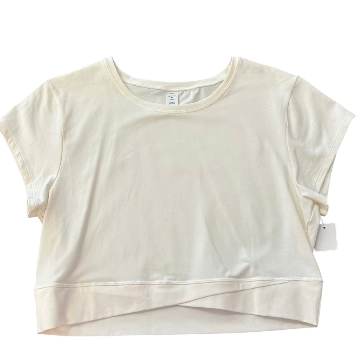 OLD NAVY ACTIVE POWERCHILL BEIGE CROP TOP 282 XL