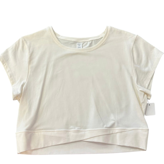 OLD NAVY ACTIVE POWERCHILL BEIGE CROP TOP 282 XL