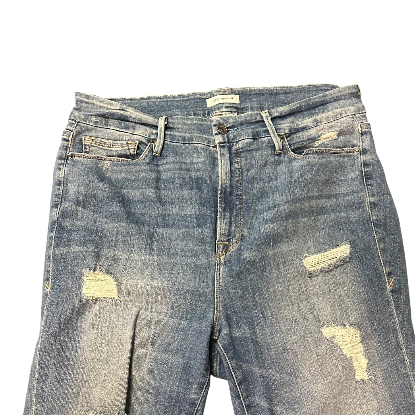 GOOD AMERICAN GOOD LEGS BLUE DENIM JEANS 58 SZ 16