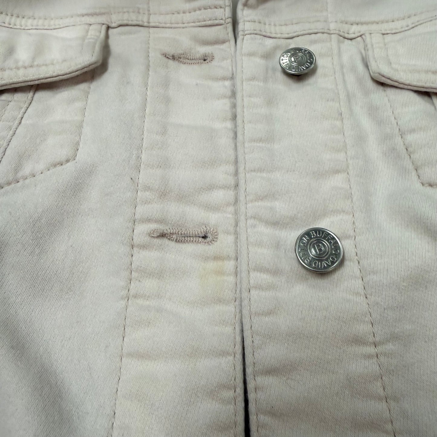 BUFFALO BEIGE JACKET 84 MEDIUM *UNTREATED SPOT