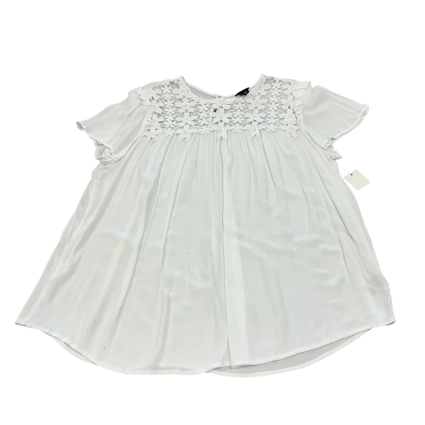 TORRID WHITE BLOUSE 123 1X