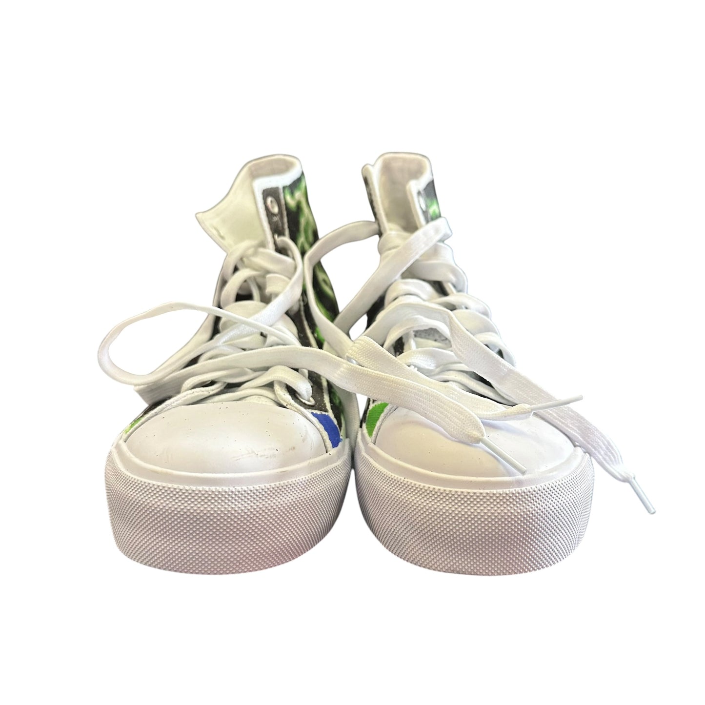 HANDPAINTED HIGHTOP SNEAKERS 112 SZ 10